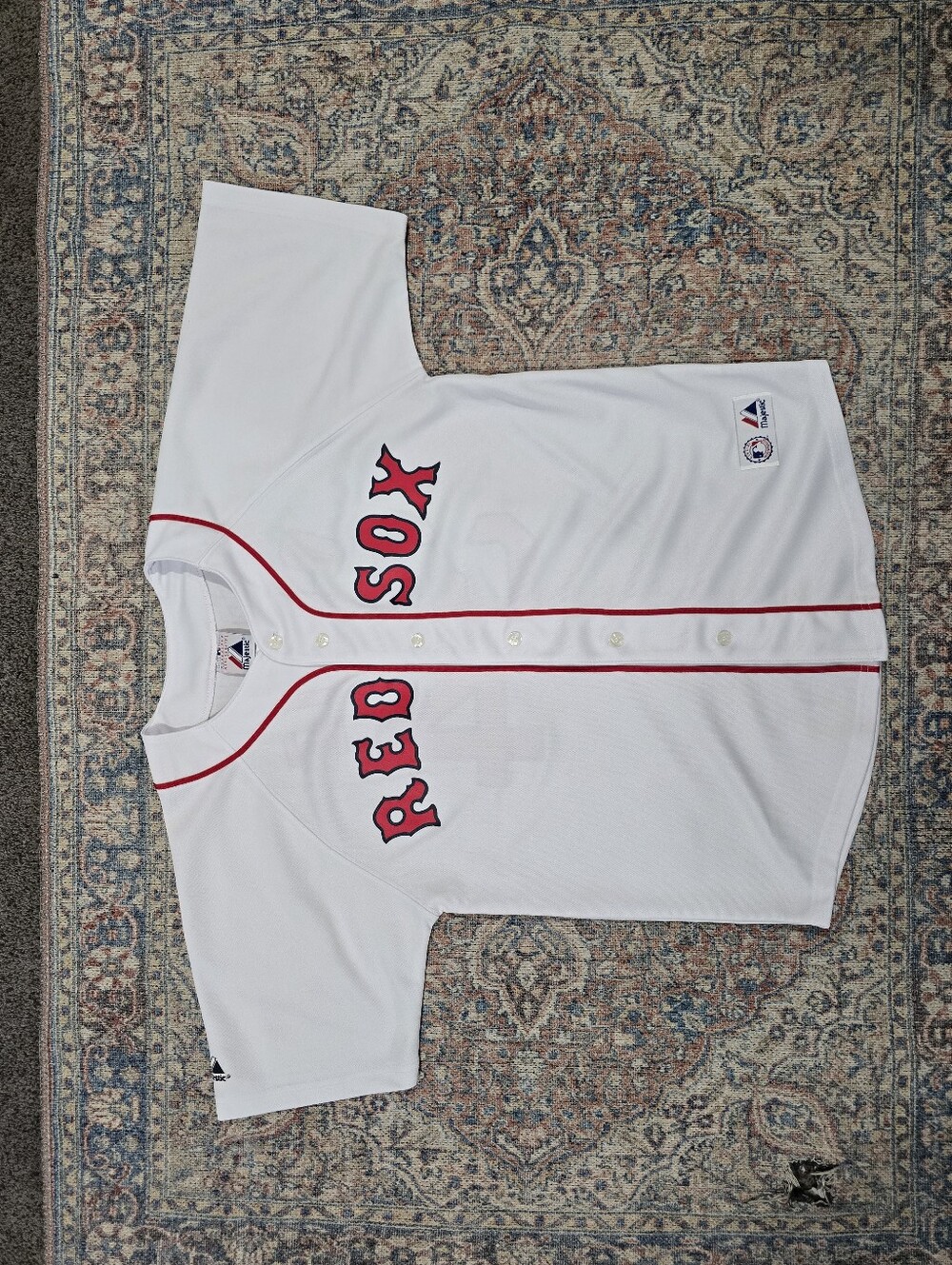 Boston Red Sox David Ortiz Baseball Shirt Jersey Majestic